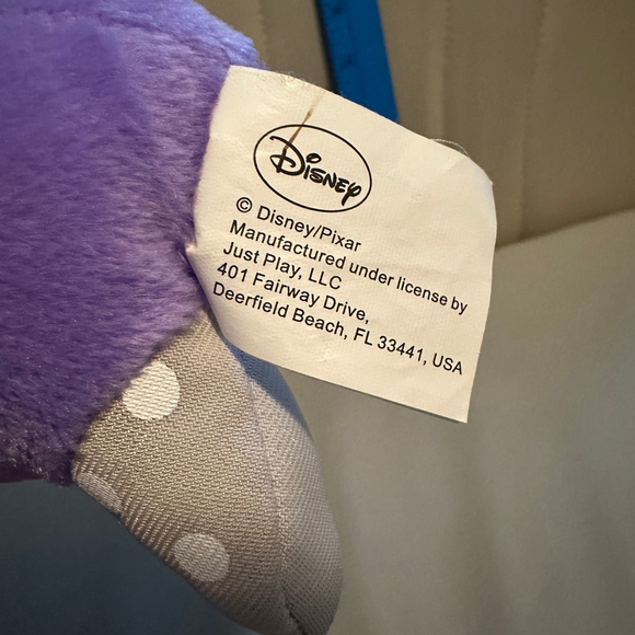 Disney Pixar Monsters Inc Boo Plush – Purple Monster Costume 7" Just Play - Picture 3 of 3